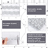Metallic Lace Trim OCOR-WH0071-032A-3