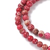 Dyed Natural Regalite/Imperial Jasper/Sea Sediment Jasper Beads Strands G-B124-C05-4