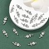 SHEGRACE Brass Rose Charms XGR0164P-105P-4