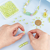150Pcs Luminous Transparent Teardrop Glass Charms GLAA-PH0004-20-4