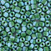 8/0 Two Tone Opaque Glass Seed Beads SEED-T006-01C-A08-3