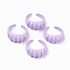 Spray Painted Alloy Cuff Rings RJEW-T011-33G-RS-1