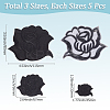 15Pcs 3 Styles Iron on Cloth Patches FIND-CY0001-18-2