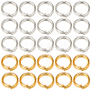 600Pcs 2 Colors Brass Split Rings KK-SP0001-82C-1