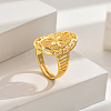 European Style Wheat Lucky Adjustable Cuff Ring LX5971-4-1