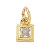 Brass Pave Cubic Zirconia Pendants LS-KK-K368-13G-04-1