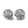 Brass Micro Pave Green Cubic Zirconia Beads KK-M318-44P-01-2