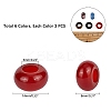 Opalite & Natural Carnelian & Natural Amethyst & Natural Aventurine European Beads G-NB0001-41-2