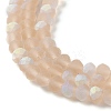 Transparent Glass Beads Strands EGLA-A034-T4mm-MB20-4