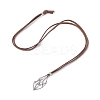 Crystal Holder Cage Necklace NJEW-JN04587-02-2