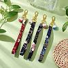 Japanese Polyester Wristband Pendant Decoration HJEW-JM02266-5
