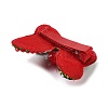 Christmas Theme Cloth Felt Fabric Alligator Hair Clip OHAR-R100-01F-5