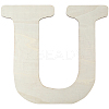 Letter Unfinished MDF Sheets WOOD-WH20012-008U-1