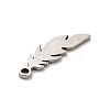 Non-Tarnish 201 Stainless Steel Pendants STAS-E176-03P-4