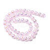 Plating Natural Selenite Beads Strands G-G120-A01-01-01-3