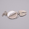 Alloy Pendant Decoration Cabochon Settings AJEW-WH0251-46-2