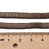 Electroplated Frosted Non-magnetic Synthetic Hematite Beads Strands G-G089-A01-08-4