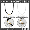2Pcs 2 Color Rice Natural Pearl & Glass Seed Beaded Necklaces for Women NJEW-GO0001-04B-2