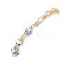 Brass Oval Link Chains Bracelets BJEW-JB12683-3