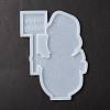 Christmas Theme DIY Snowman Display Silhouette Silicone Statue Molds LS-DIY-F114-04-3