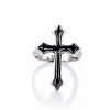 Cross Alloy Enamel Open Cuff Rings for Men FS-WGAFE4A-01-5