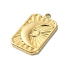 Ion Plating(IP) 304 Stainless Steel Pendants STAS-B058-02G-04-2