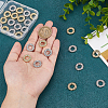 28Pcs 2 Colors Eco-friendly Rack Plating Alloy Linking Rings FIND-GL0001-66-7
