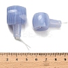 Natural Blue Lace Agate 3-Hole Guru Beads for Buddhist Jewelry Making G-K403-09-3