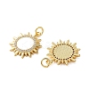 Brass Micro Pave Cubic Zirconia Pendants KK-U070-18A-G-2