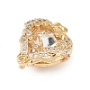 Brass Micro Pave Cubic Zirconia Pendants KK-F922-04G-01-2