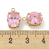 PVD Vacuum Plating 304 Stainless Steel Pendants Cubic Zirconia Pendants STAS-L278-009P-A02-3