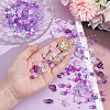 Transparent Spray Painted Glass & Acrylic Beads Kits GLAA-NB0001-82-3