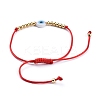 Adjustable Nylon Cord Braided Bead Bracelets BJEW-JB05250-03-3