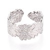 304 Stainless Steel Cuff Rings for Women RJEW-N052-07P-2