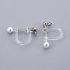 Plastic Clip-on Earring Findings LS-X-STAS-P221-24P-2