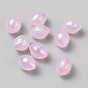 Plated Acrylic Lemon Bead OACR-CJC0009-04A-1