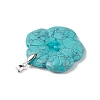 Synthetic Turquoise Big Pendants G-B040-01P-01-3