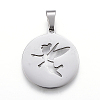 Non-Tarnish 304 Stainless Steel Pendants STAS-I086-04P-08-1