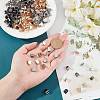 180Pcs 6 Style Zinc Alloy Ribbon Crimp Ends FIND-CA0004-51-3