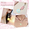 10Pcs Sunflower Opaque Resin Pendants RESI-YW0005-09-6
