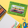5Pcs 5 Colors Oxford Cloth with Alloy Pen Cases for 3-Ring Binder AJEW-CP0007-99B-5
