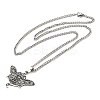 201 Stainless Steel Enamel Pendant Necklaces for Women Men LS-NJEW-G123-11P-3