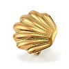 304 Stainless Steel Cuff Open Rings for Women SA-CBAF040-09G-2