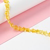 Transparent Glass Beads GLAA-F112-04C-2