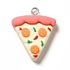 Opaque Resin Pendants RESI-G056-02F-1