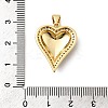Brass Micro Pave Cubic Zirconia Pendants KK-A266-04F-G-3