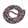 Baking Paint Glass Beads Strands DGLA-N003-4mm-C09-3