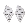 201 Stainless Steel Pendants STAS-I364-13P-1