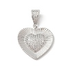 Brass Micro Pave Cubic Zirconia Pendants KK-U047-12P-1