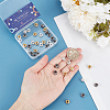 60Pcs 3 Colors Brass Spacer Beads KK-SC0003-98-3